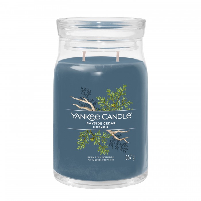 bougies Yankee Candle Pot ,Moyenne Signature couleur Rouge